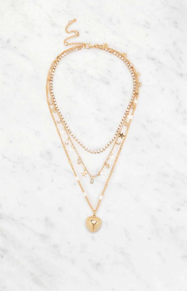 LA Hearts Gracie Layered Necklace