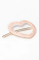 PacSun Heart Barrette Hair Clip