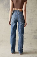 PacSun Stretch Medium Indigo '90s Boyfriend Jeans