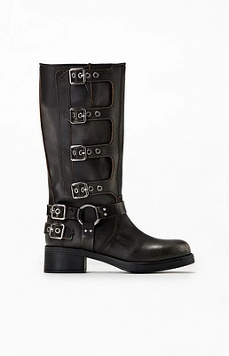 Steve Madden Women's Leather Rocky Boots