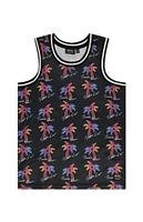 WeSC America Inc Basketball Vapor Wave Palms AOP Tank Top