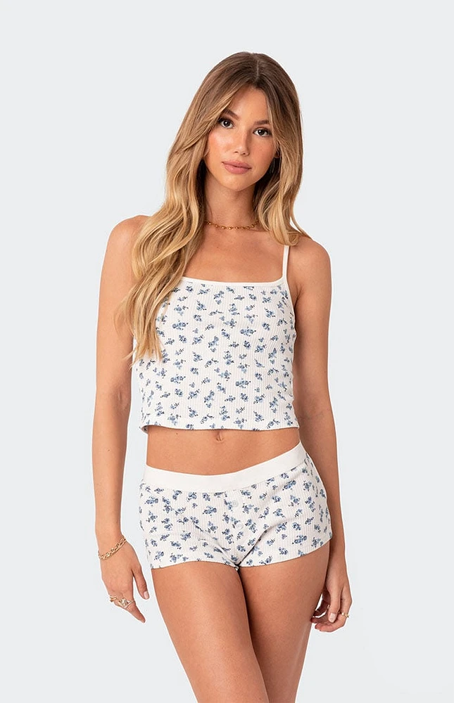 Pamper Waffle Tank Top