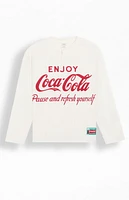 Coca Cola By PacSun Pause Long Sleeve Waffle Knit T-Shirt