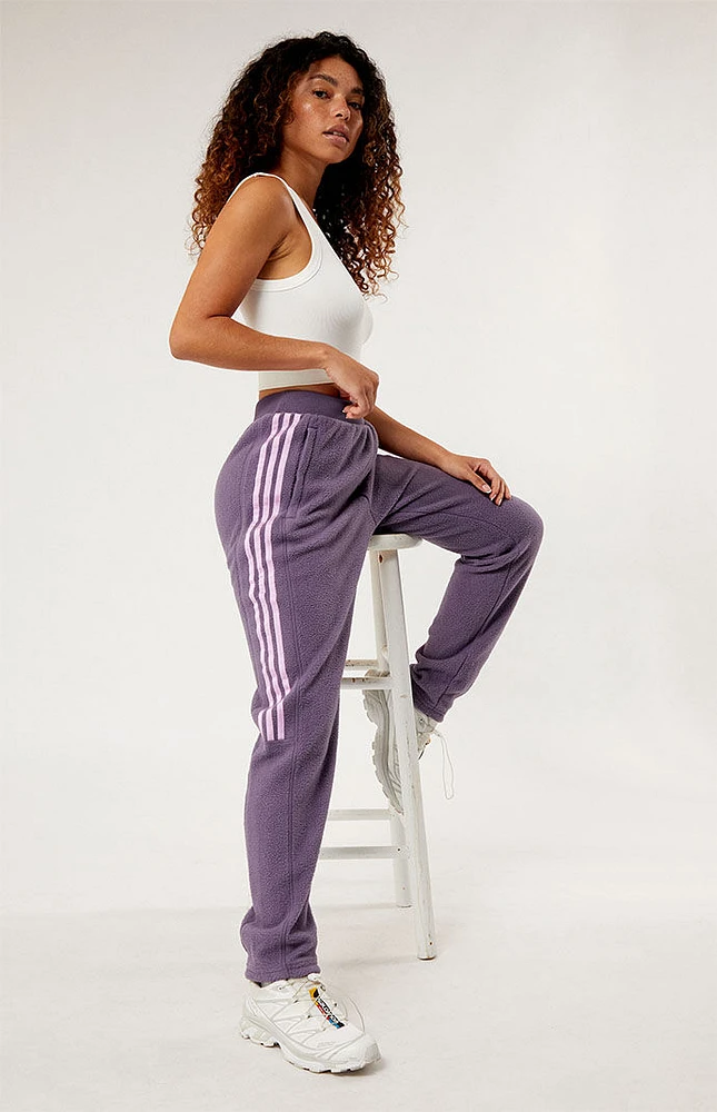 adidas Eco Violet Tiro Sherpa Fleece Sweatpants