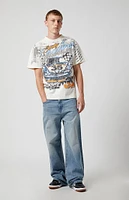 PacSun Light Indigo Extreme Baggy Jeans