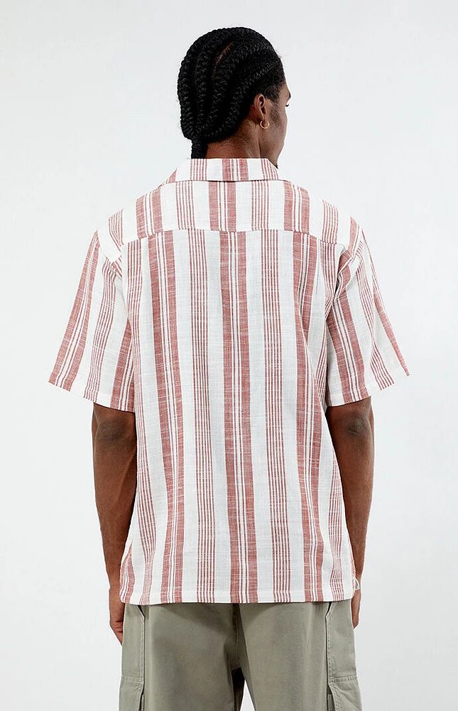 PacSun Striped Camp Shirt