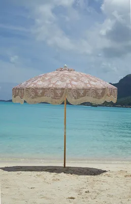 Etoile Monogram Print Beach Umbrella