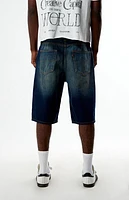 Levi's Dark Indigo 469 Loose Fit Denim Shorts