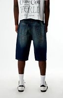 Levi's Dark Indigo 469 Loose Fit Denim Shorts
