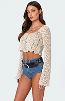 Edikted Tessie Crochet Top