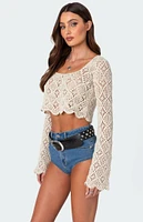 Edikted Tessie Crochet Top