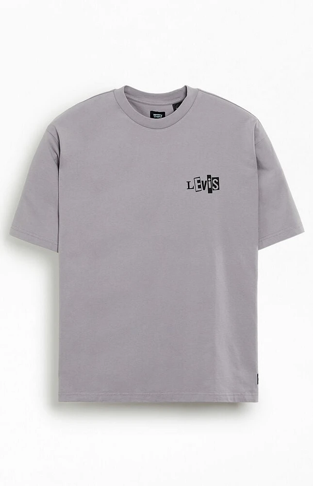 Levi's Gray Skate Graphic Boxy T-Shirt