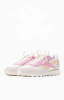 Reebok Women's Lilac Classic Leather & Suede Sneakers