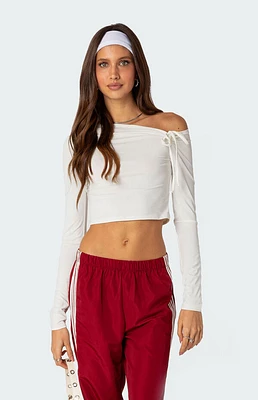 Edikted Winona Asymmetric Tie Top
