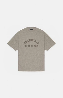 Kids Fear of God Essentials Heather Grey T-Shirt