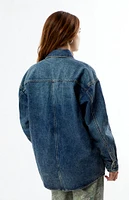 GUESS Originals Medium Indigo Denim Carpenter Jacket