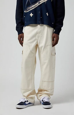 PacSun Cream Cowboy Baggy Cargo Jeans