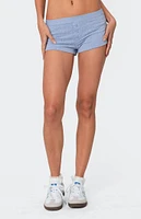 Edikted Lorelei Printed Pointelle Shorts