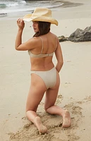 Amor y Besos Tan Palma Underwire Bralette Bikini Top