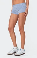 Edikted Lorelei Printed Pointelle Shorts