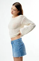 Thrills Light Indigo Candy Denim Mini Skirt