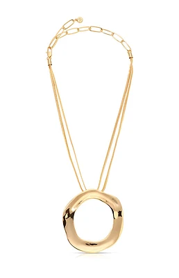 Ettika Open Circle Statement Necklace