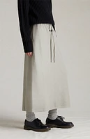 Fear of God Essentials Women's Seal Reverse Fleece Long Skirt