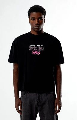 Pacsun Snake Eyes Cropped Boxy T-Shirt