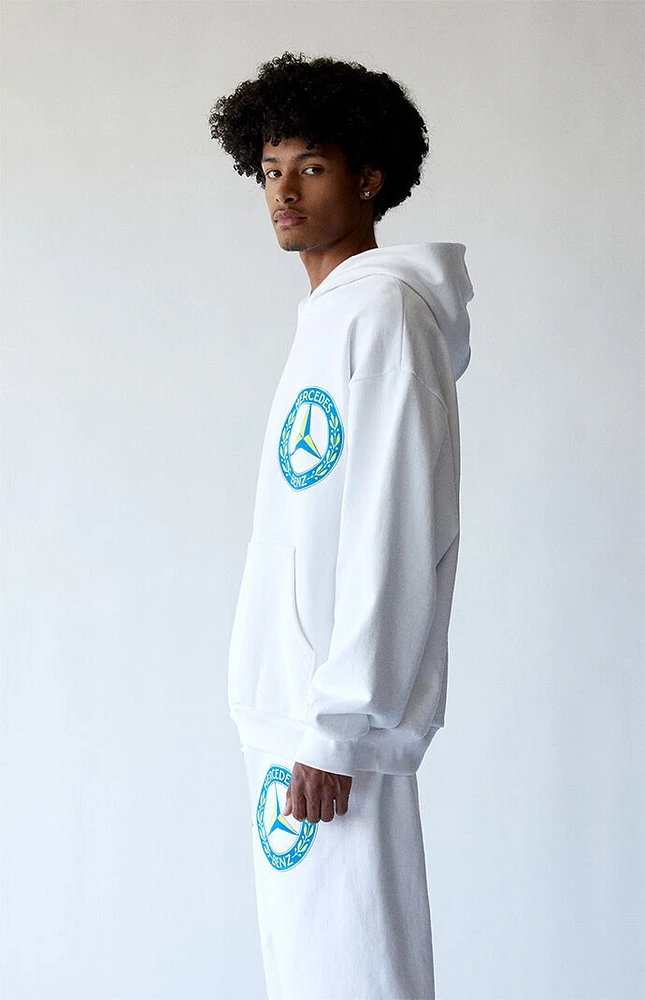 x Mercedes Benz White Hoodie