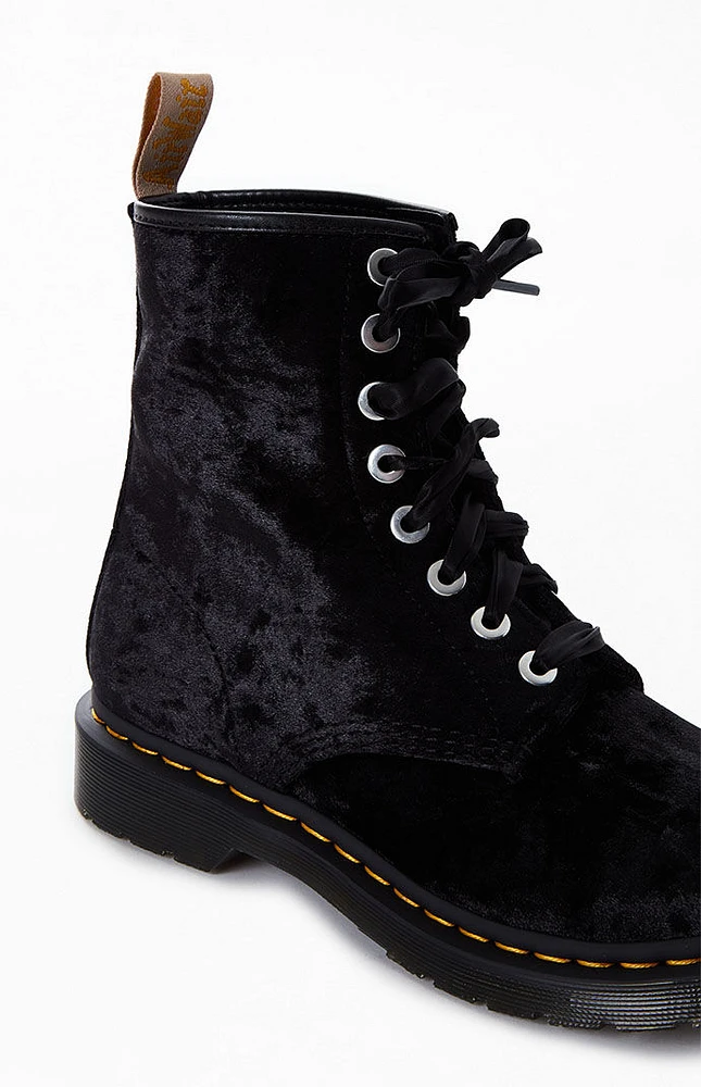 Dr Martens Women's 1460 Crushed Velvet Lace Up Boots
