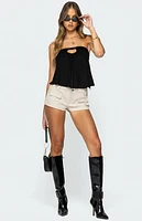 Edikted Terra Cargo Micro Shorts