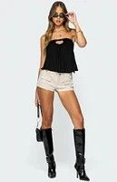 Edikted Terra Cargo Micro Shorts