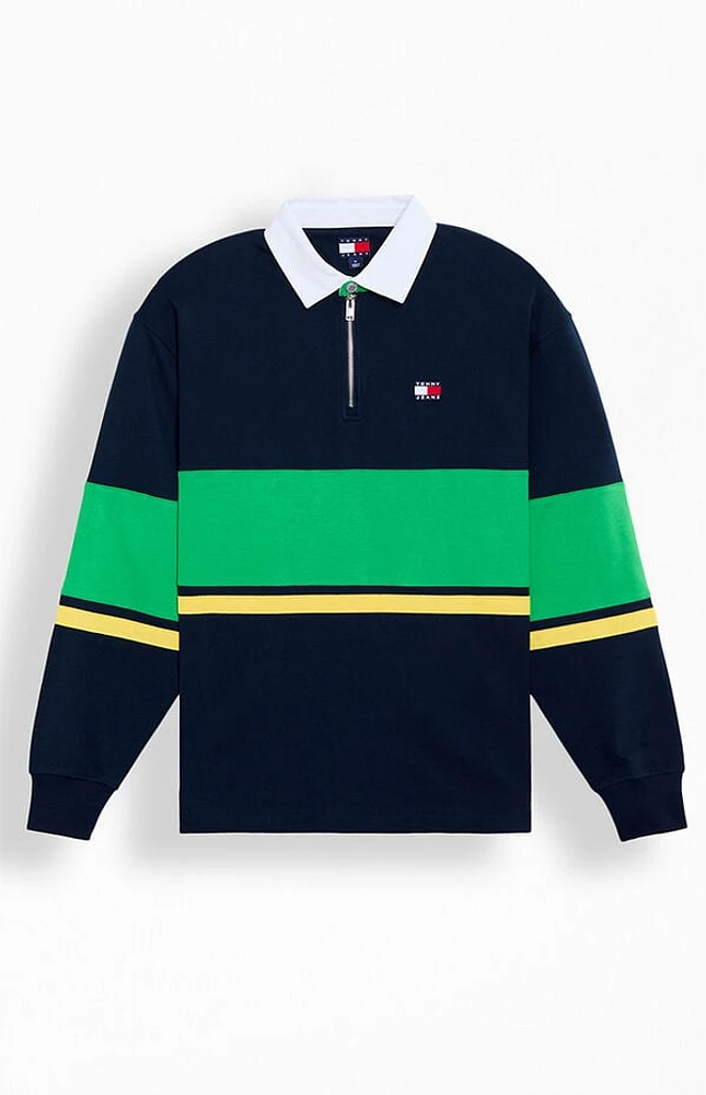 Tommy Jeans Colorblock Rugby Shirt