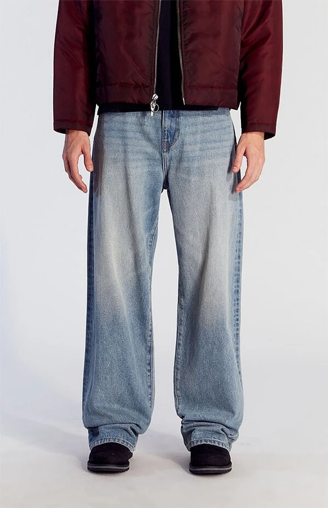 Pacsun Light Wash Extreme Baggy Jeans