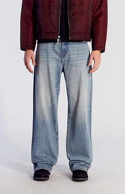 Pacsun Light Wash Extreme Baggy Jeans