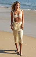 Pacsun Destination Mesh Midi Skirt