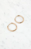 John Galt Gold Hoop Earrings