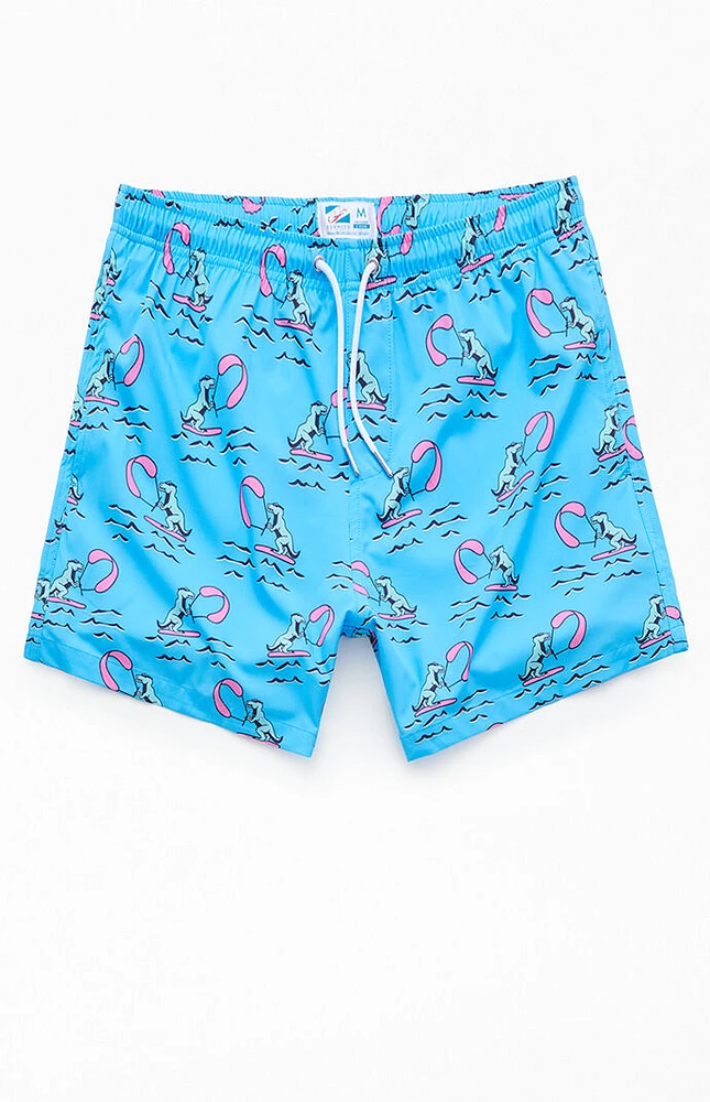 Bermies Jurassic Surfer 5" Swim Trunks