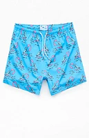 Bermies Jurassic Surfer 5" Swim Trunks