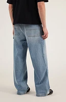 Pacsun Blake Extreme Baggy Carpenter Jeans Light Indigo