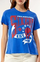 Junk Food Philadelphia Sixers Banner Vintage T-Shirt