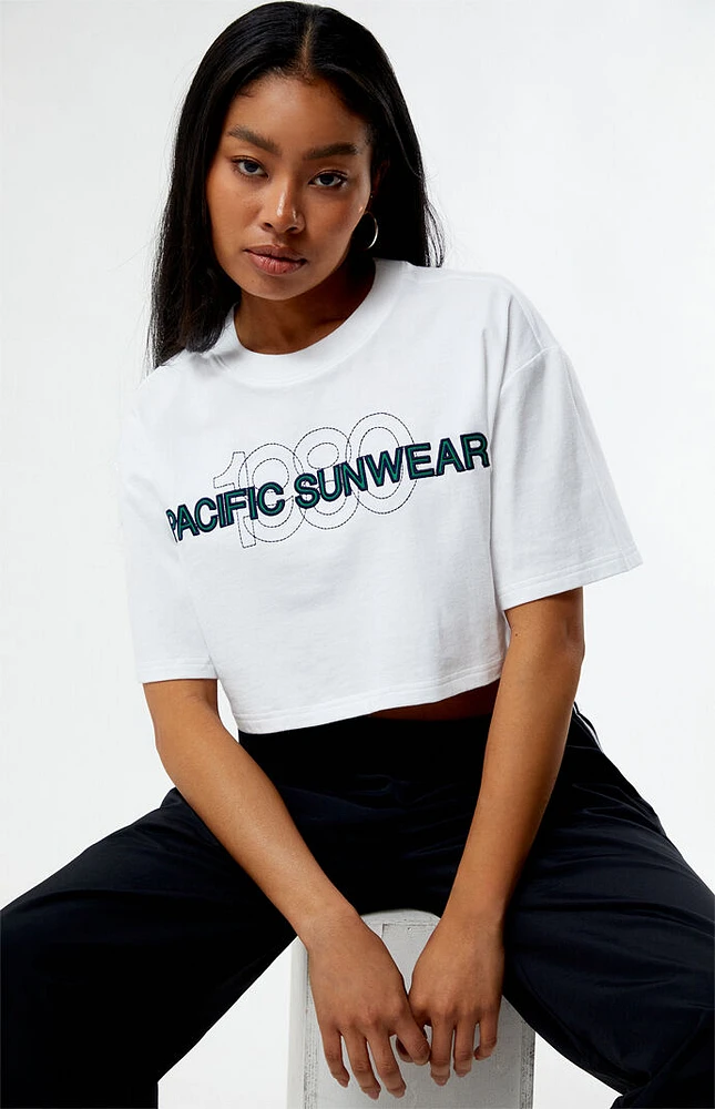 Pacific Sunwear 1980 Cropped T-Shirt