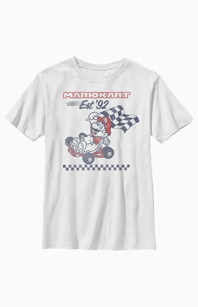 Pacsun Men's Foreign Racing T-Shirt in White - Size XL