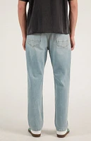 PacSun Cade Stretch Straight Jeans Light Indigo