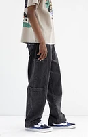 PacSun Black Baggy Cargo Jeans