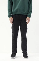 PacSun Stretch Black Slim Cargo Pants