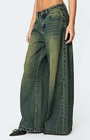 Edikted Shawn Washed Low Rise Jeans