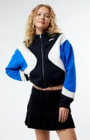 Formula 1 x PacSun Eco Colorblock Cropped Zip Up Sweatshirt