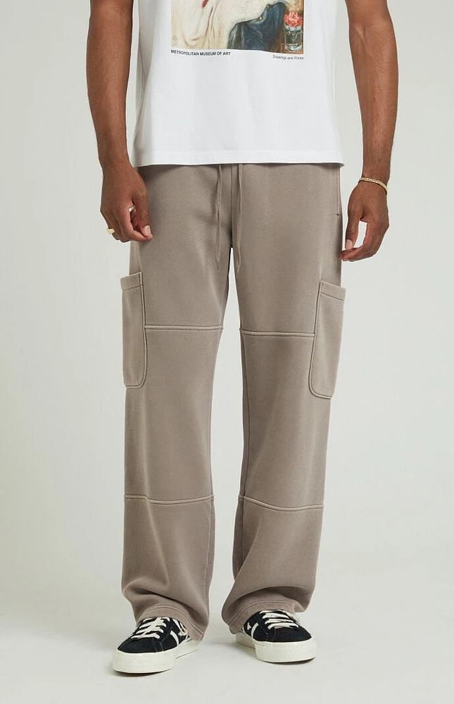 PacSun Kyler Fleece Baggy Cargo Sweatpants