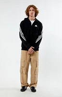 adidas Essentials Fleece 3-Stripe Full Zip Hoodie